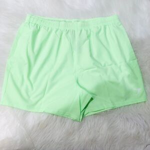 Brand‎ New Gymshark 5 Inch Arrival Men's Shorts Size XXL Fluo Mint Gym Workout